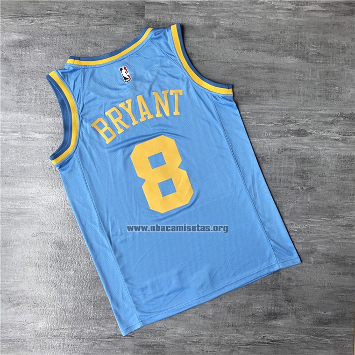 Camiseta Los Angeles Lakers Kobe Bryant NO 8 & 24 Classic 2017-18 Azul
